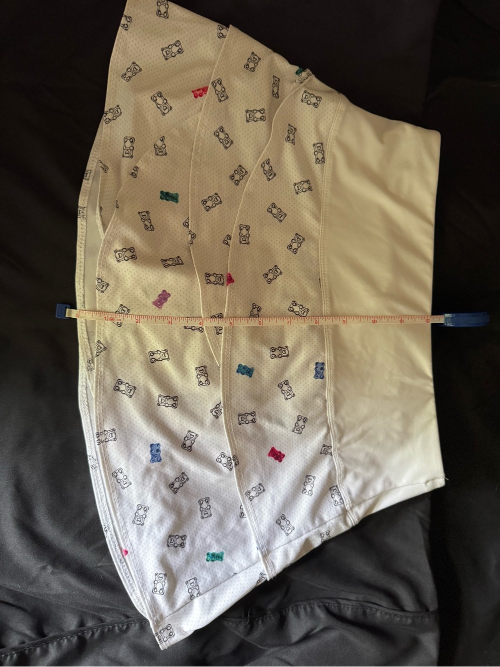 Lucky in Love Tennis Skit with Multicolor Gummy Bear Print